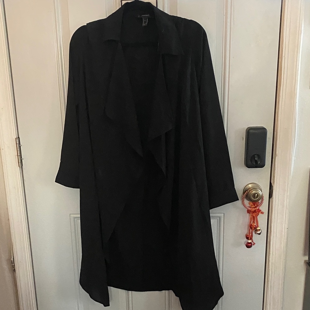 Forever 21 Black Drape Jacket
